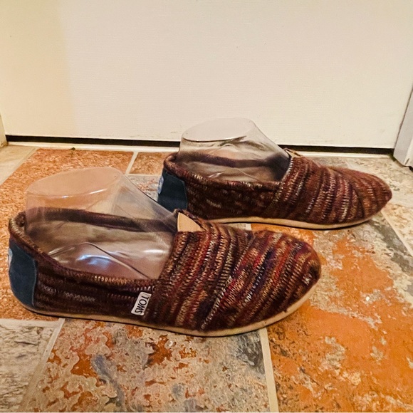 👞Rich & Colorful TOM’s Woven Woolen Flats! Warm, Cozy, and Comfortable! - Picture 12 of 14